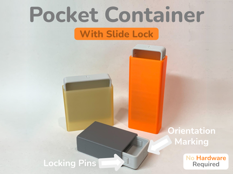 Pocket Container (With Slide Lock)