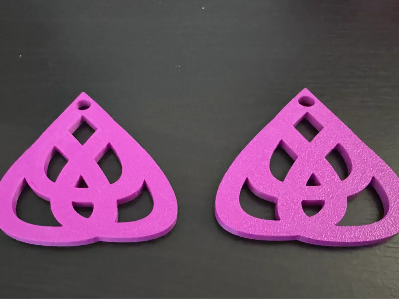 Tear Drop Pattern Earrings