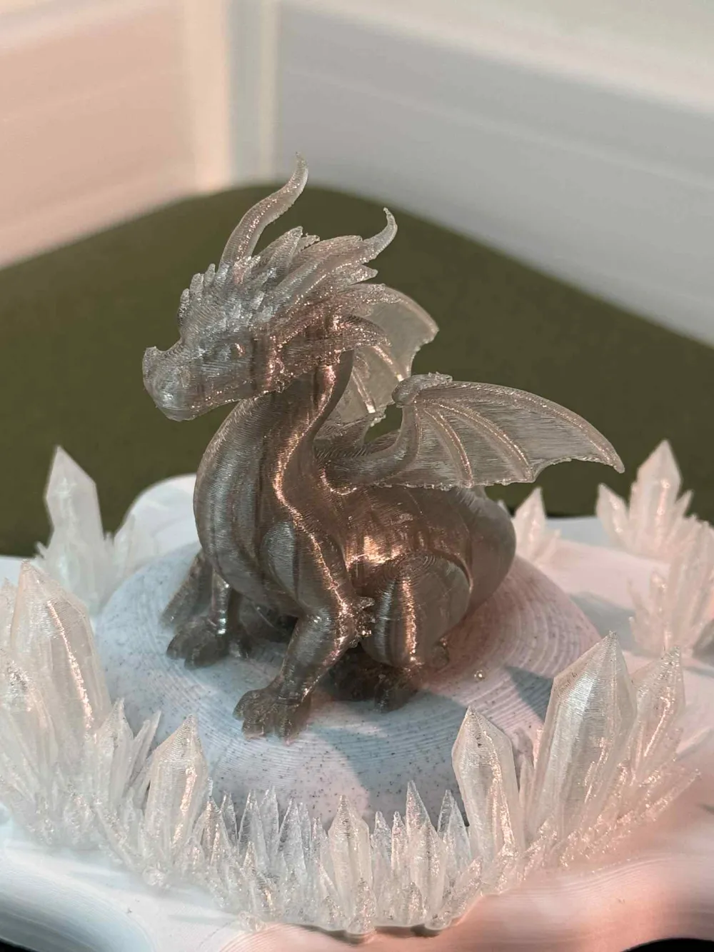 Crystal Dragon - Free 3D Print Model - MakerWorld