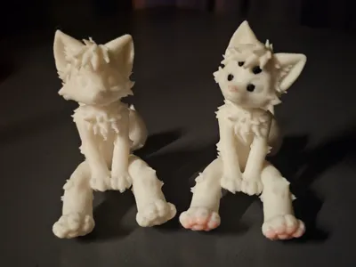 flexi furry wolf figure