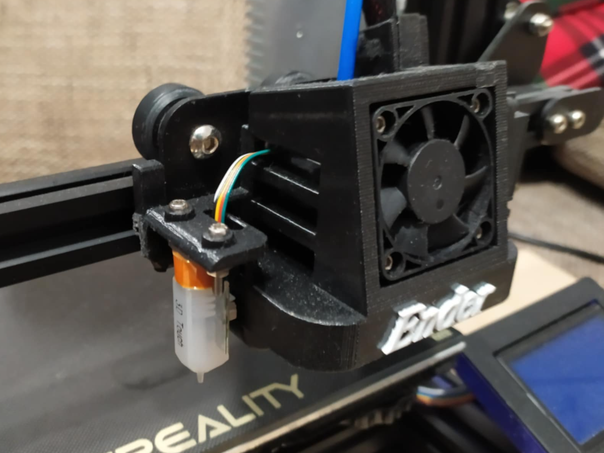 Fan Duct Ender 3 + Logo