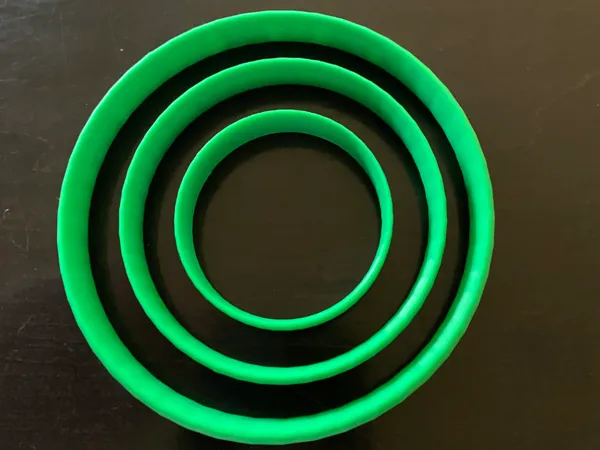 Cercles pour emporte-pièces, bracelets et jeu d'anneaux