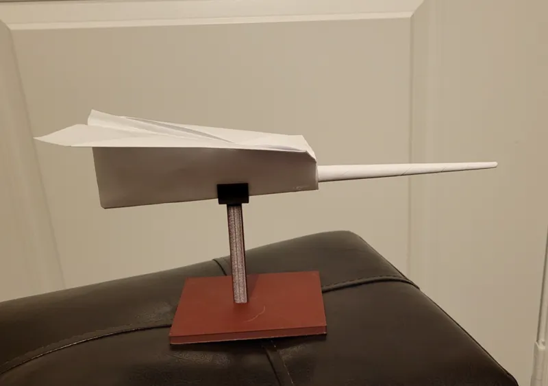 Paper air plane display stand