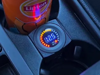 Golf 7 Volt anzeige Getränkehalter