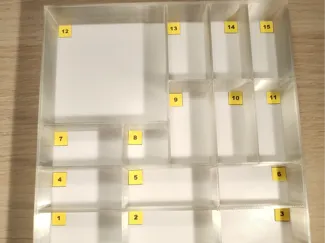 organizer screws and small disassembly parts