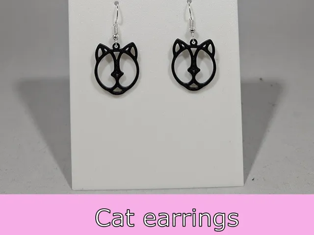 Cat earrings