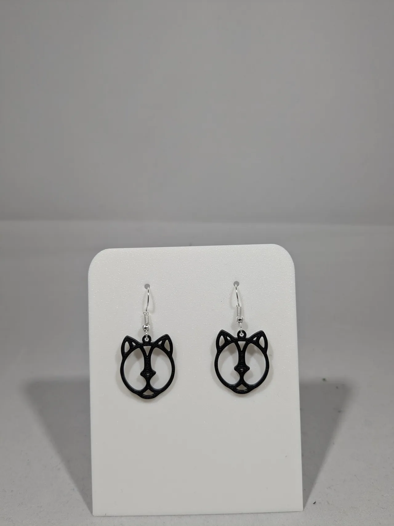 Cat earrings view 4
