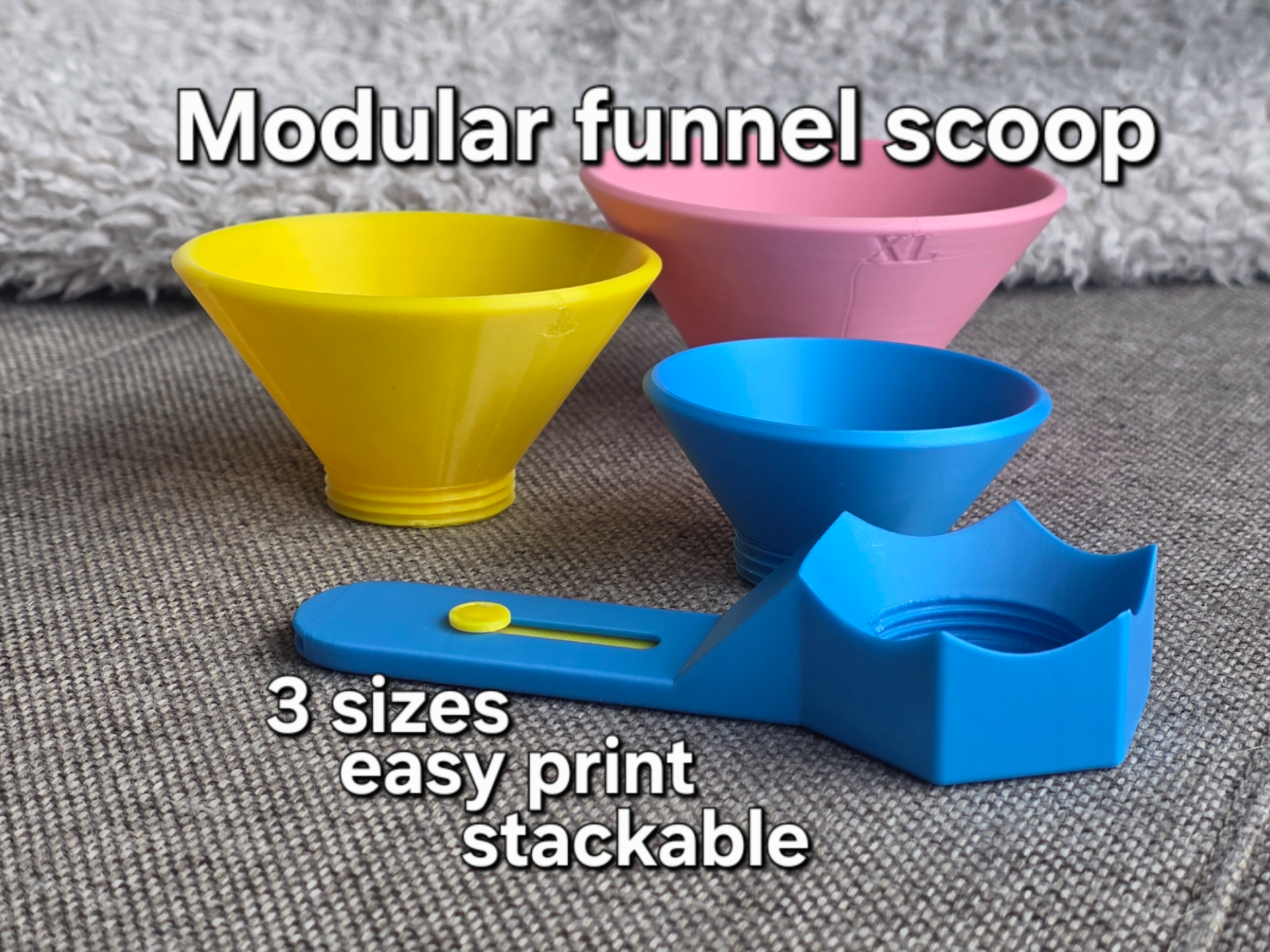 Modular Bottle-Neck Funnel Scoop | 3 Sizes