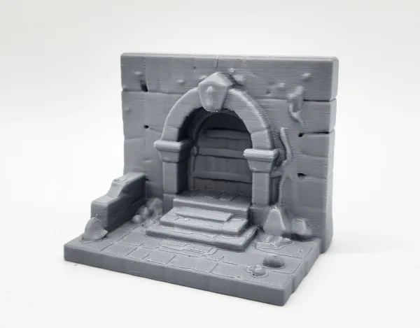 Miniature de porte de donjon