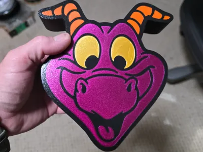 Epcot Figment Lightbox