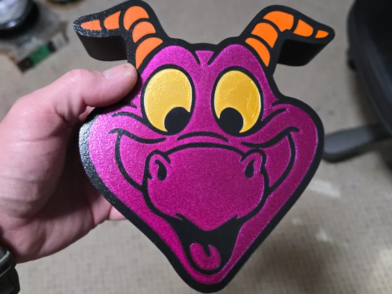 Epcot Figment Lightbox