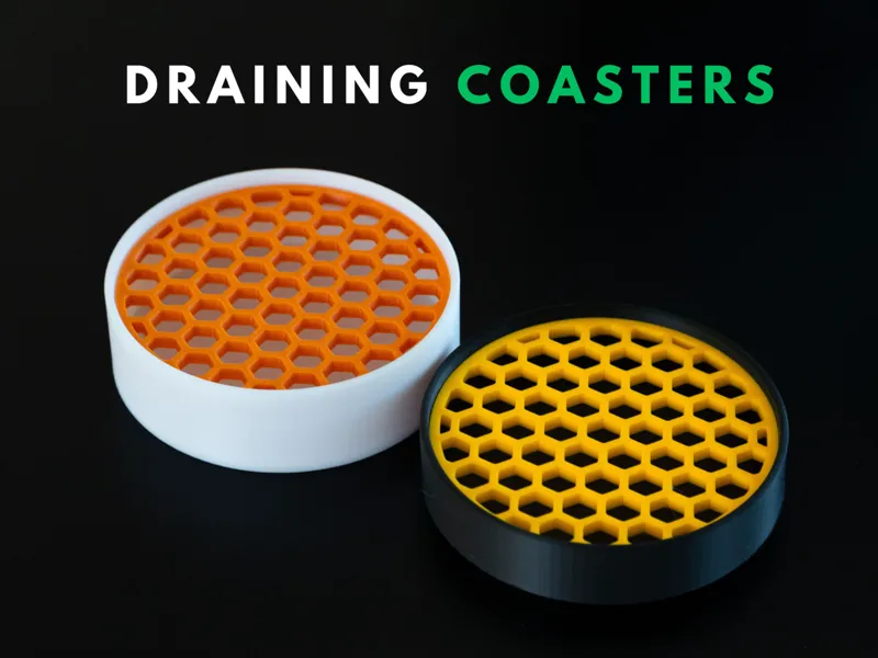 Draining Coasters (two version, no AMS needed)
