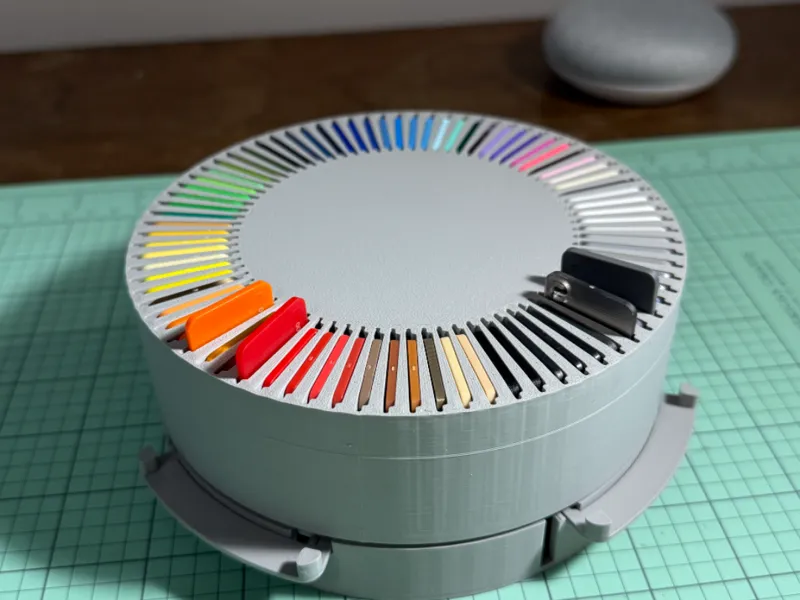 Material Selecting Swatch Wheel
