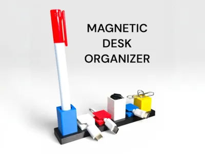 DORBY - PARAMETRIC AND MAGNETIC DESK ORGANIZER