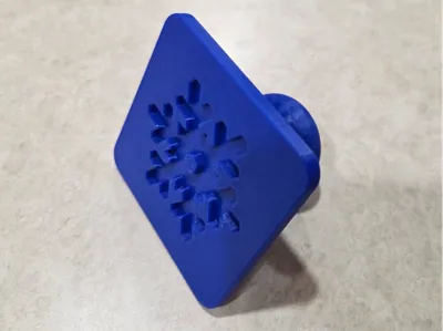 Snowflake Cookie Embossing Stamp