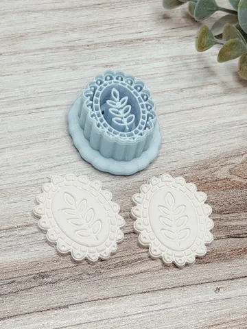 Cortador para modelado: Botanical Leaf Polymer Clay Cutter — vista de referencia 2