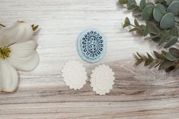 Cortador para modelado: Botanical Leaf Polymer Clay Cutter — vista de referencia 3