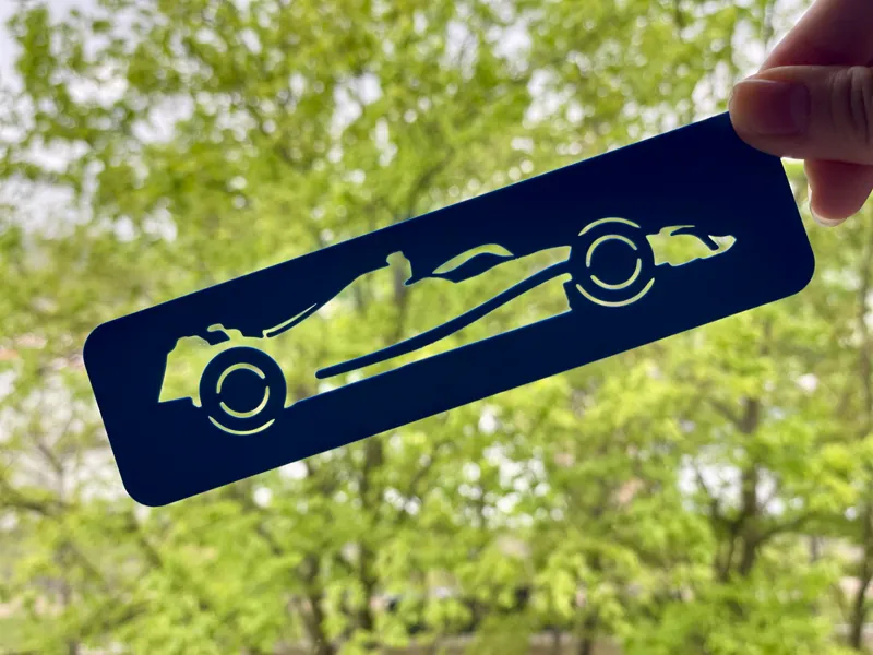 F1 Silhouette Bookmark 