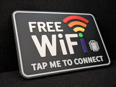 Pride NFC WiFi Sign