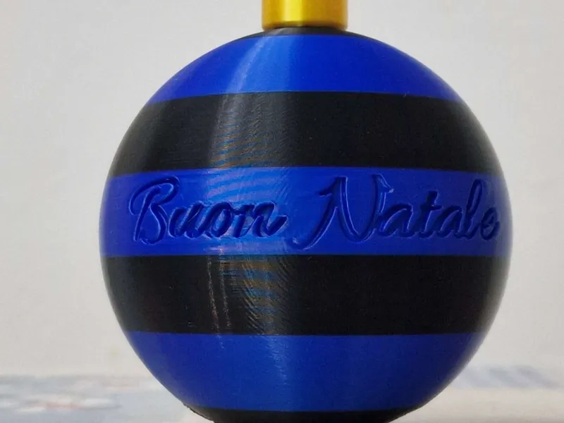Ornamental Inter Christmas Ball whit /whitout name
