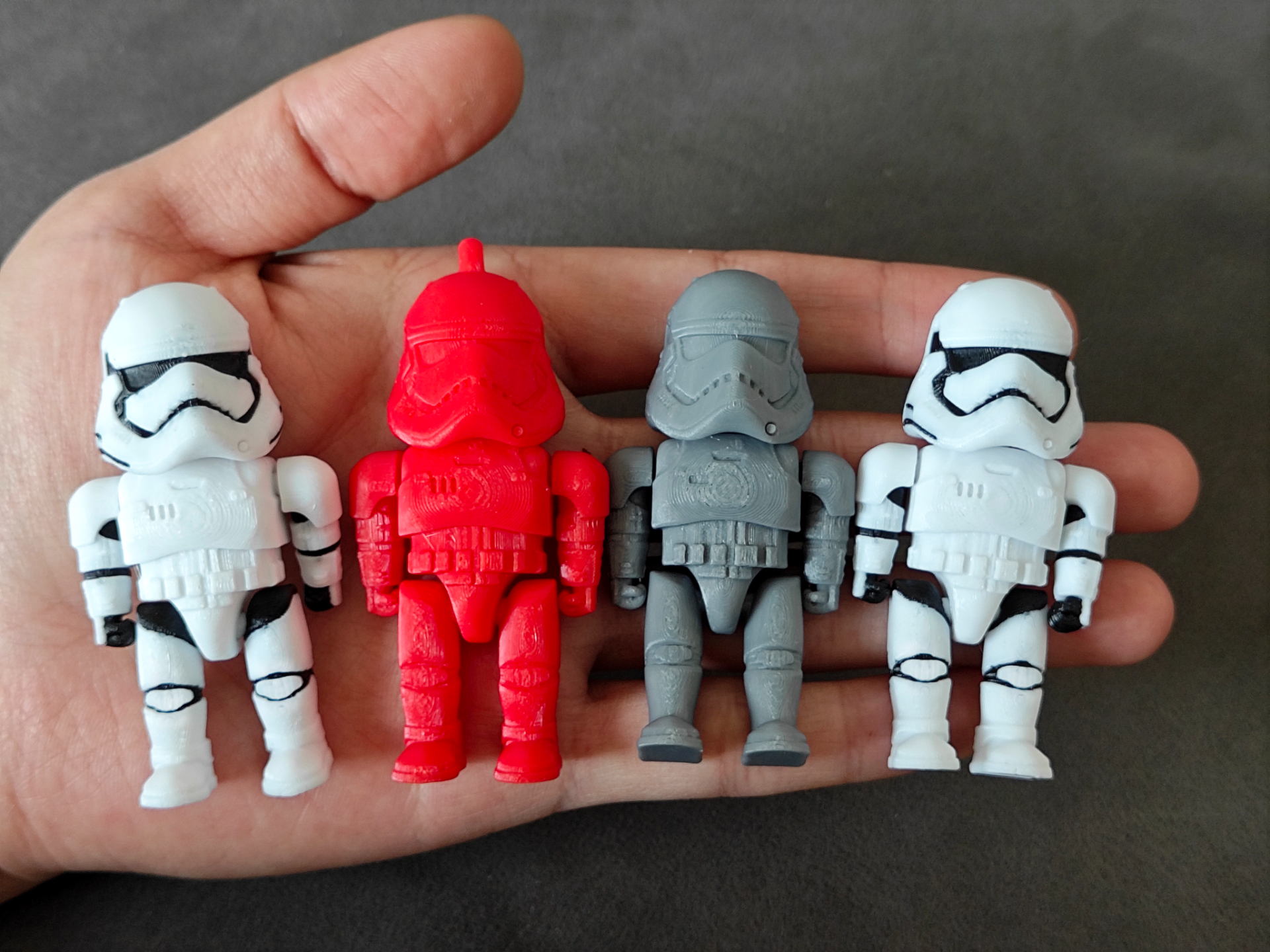 Miniatura 1 do modelo 3D 第一秩序冲锋队（关节可动 / 一体打印）