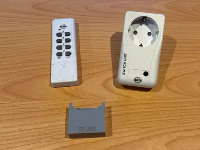 Holder for Elro remote control (sockets)