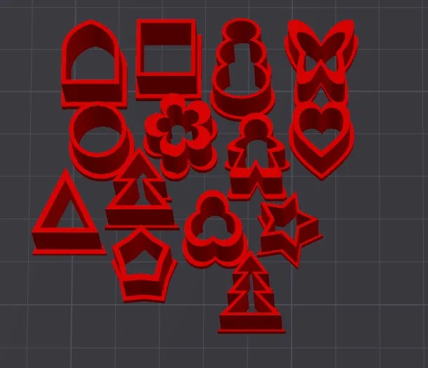 Center Christmas cookie cutter