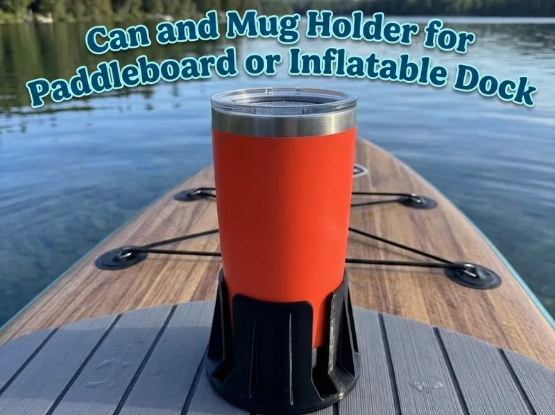 Reinforced Paddle Board Can Cooler Holder – 79 mm