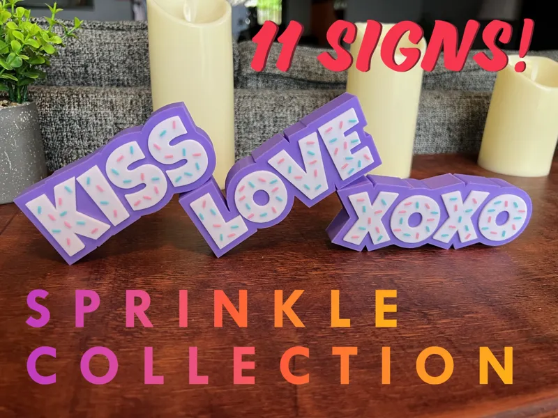 Sprinkle Sign Collection