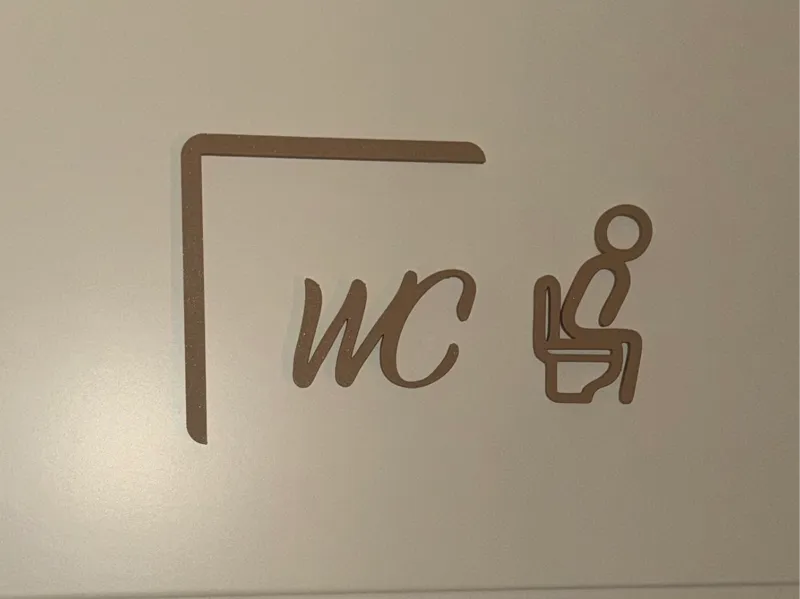 WC sign