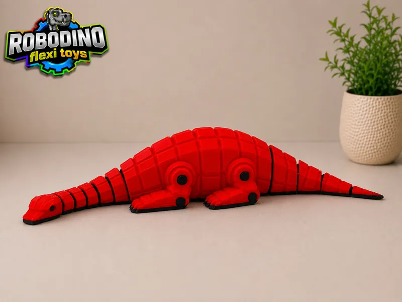 Articulated flexi toy - Robot dino Brachiosaurus