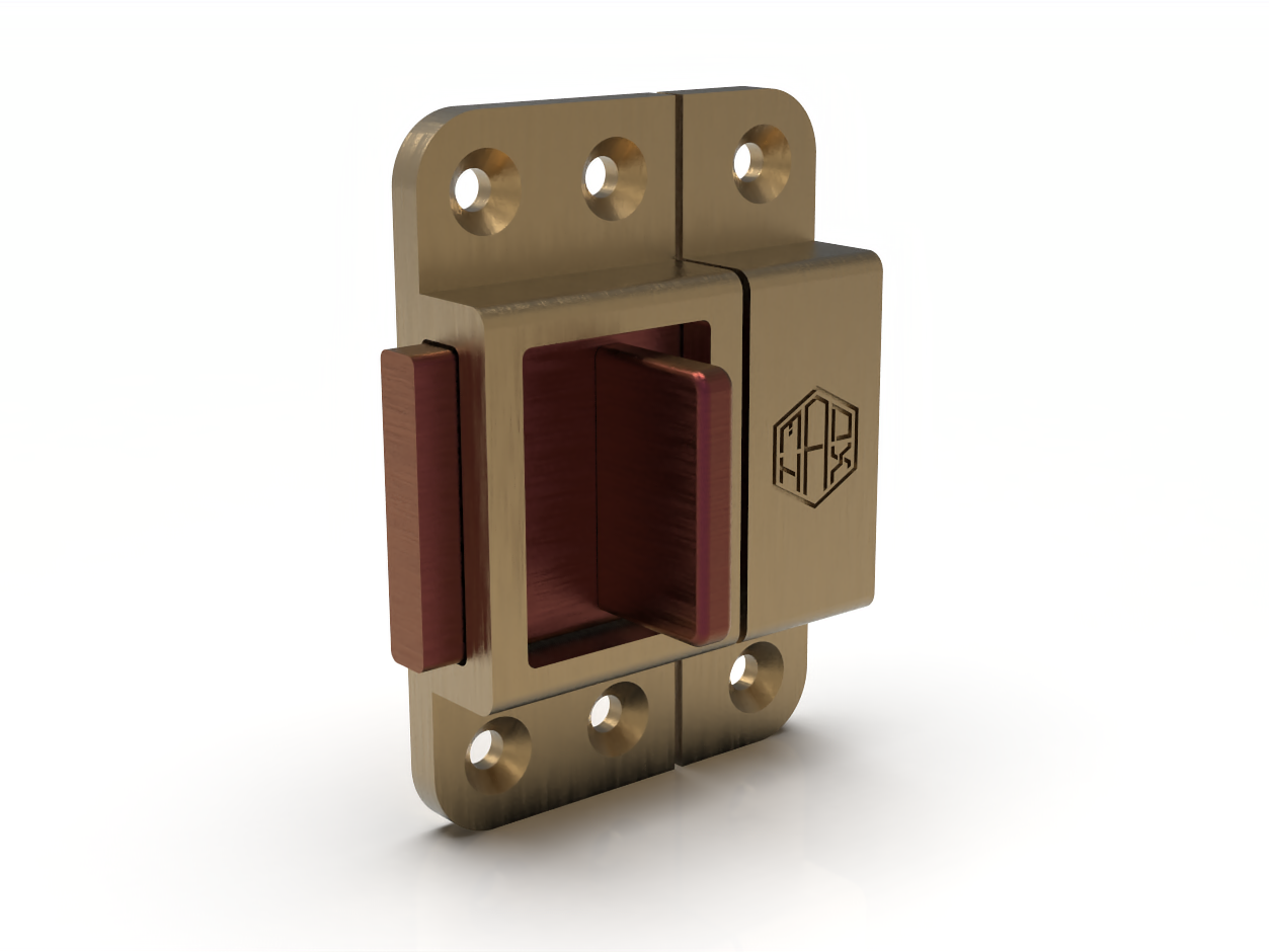 Straight Sliding Bolt Latch by MadHaxStudio