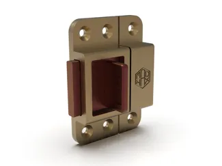 Straight Sliding Bolt Latch by MadHaxStudio