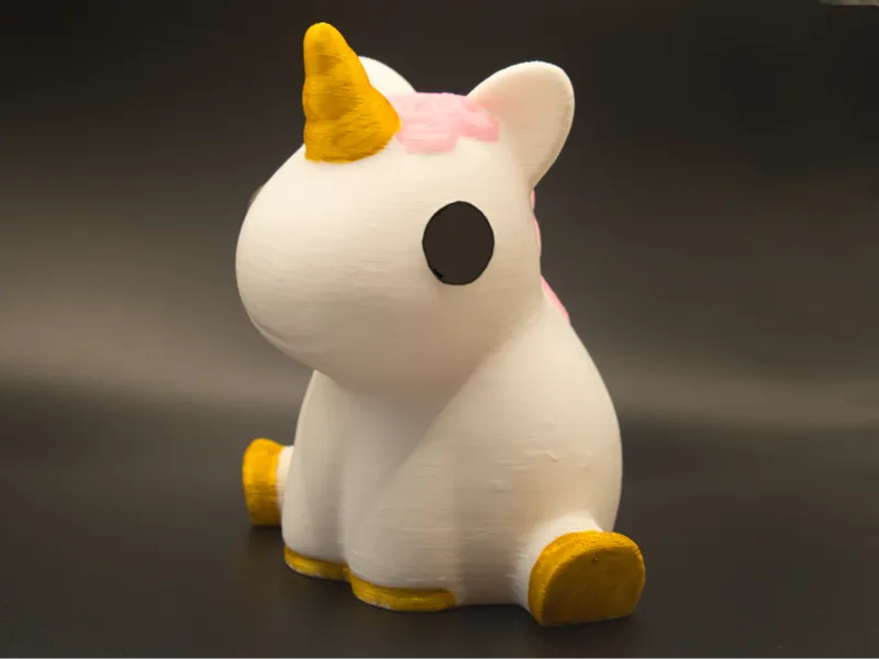 Chubby Sitting Unicorn