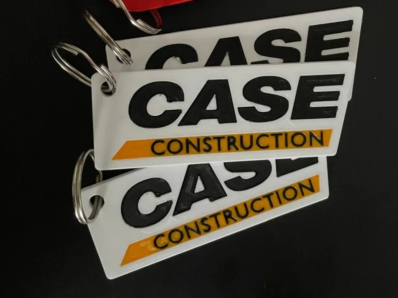 CASE construction keychain