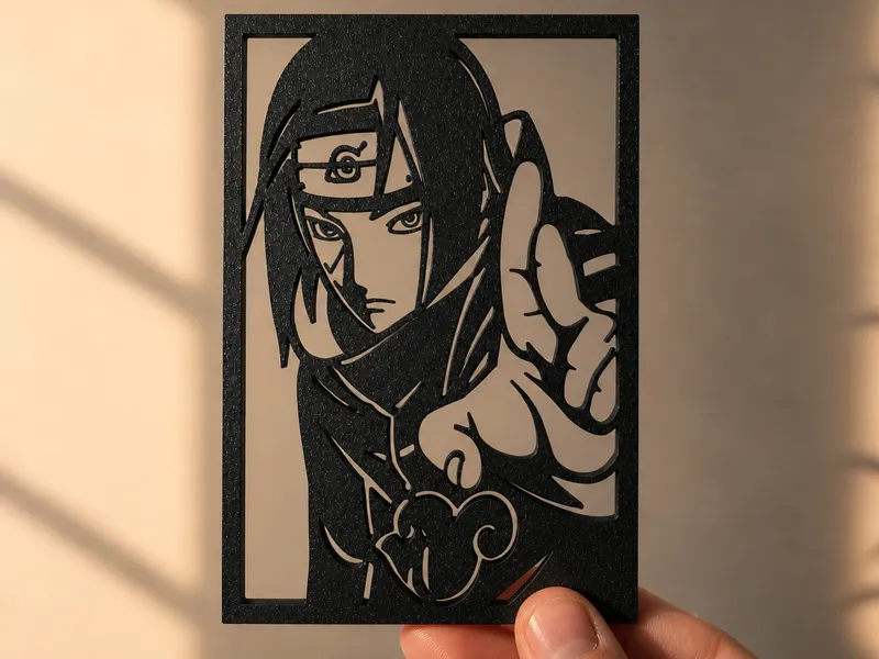 Itachi Uchiha – Pannello Decorativo 3D