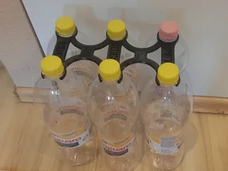 Empty Bottle Carrier alias EBC for PET bottles