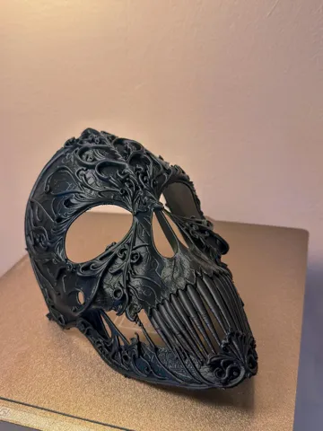 Pieza para disfraz o exhibición: Skull Mask — vista de referencia 3
