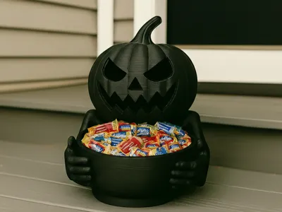 Midnight Muncher (Halloween Bowl)