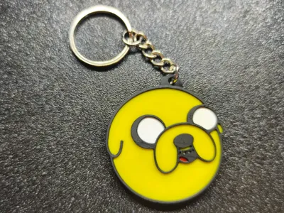 Jack the dog keychain