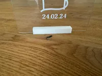 Support pour plaque de plexiglas 1 mm — photo 1