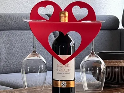 Wine Glass Holder – Valentin – or Champagne Flute Holder