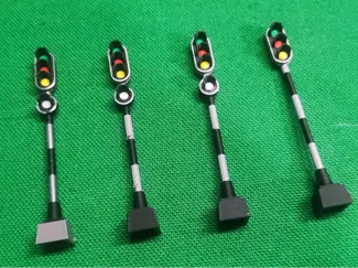 Semáforo para maqueta de trenes Escala H0 1:87