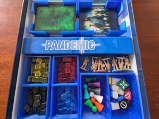Pandemic game box insert