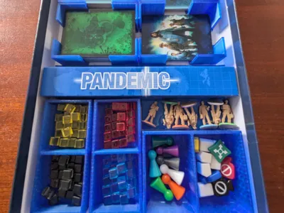 Pandemic game box insert