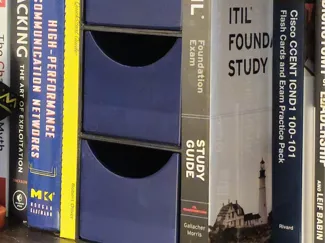 240mm tall 3 drawer book shelf storage