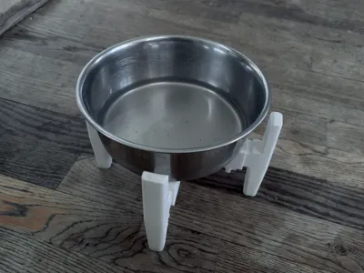 Dog bowl stand