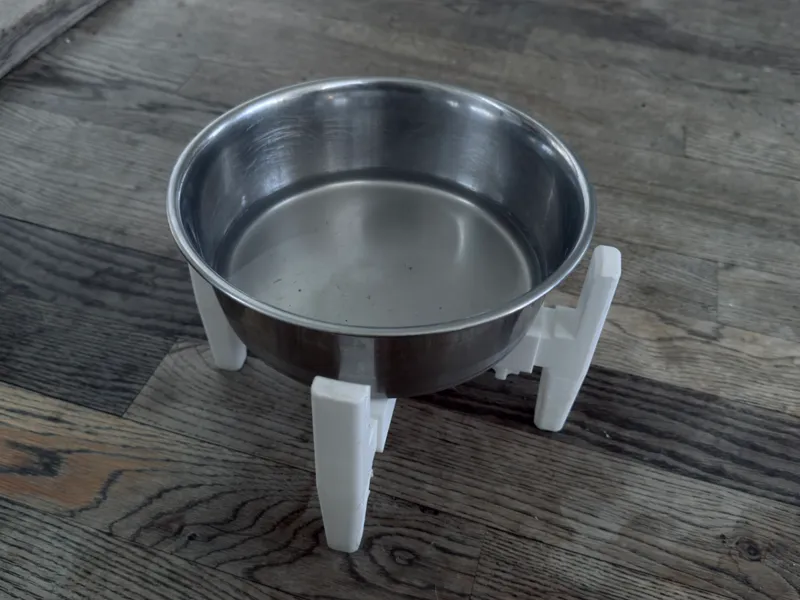 Dog bowl stand