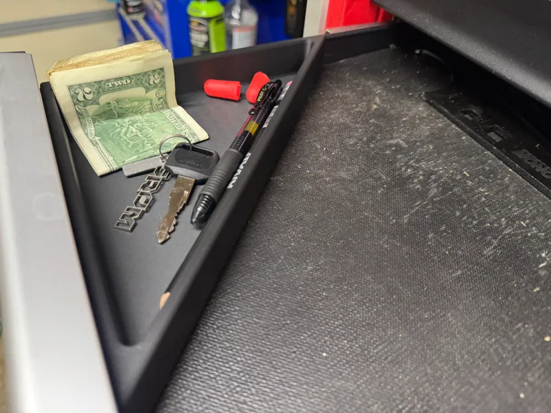 Tool Box Corner Dump Tray/Organizer