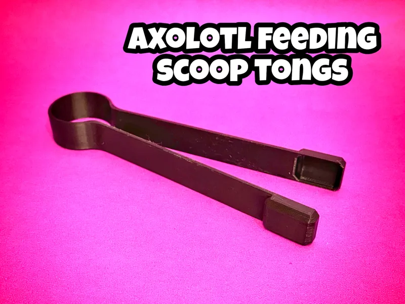 Axolotl Feeding Scoop Tongs